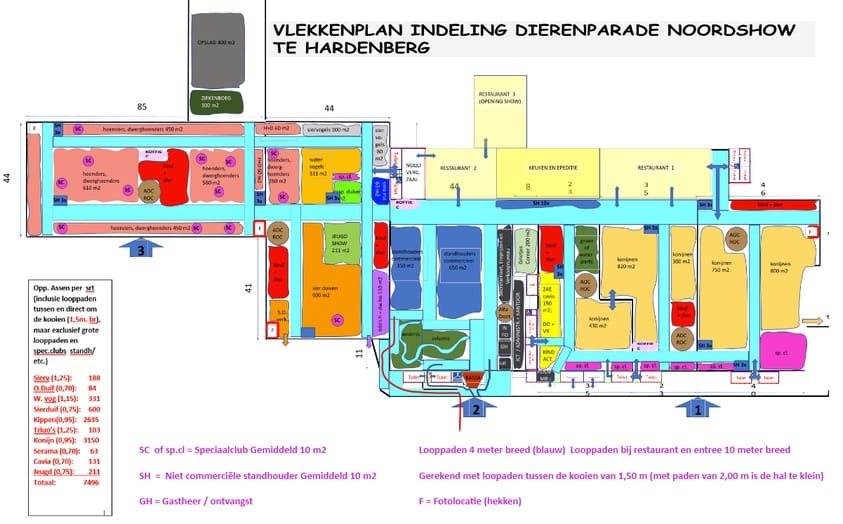 Vlekkenplan Noordshow 2022